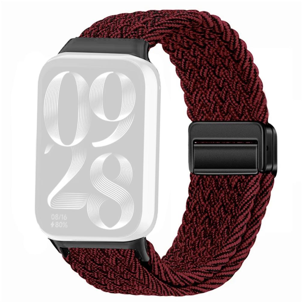 Watch Strap For Xiaomi Smart Band 9 Pro/Band 8 Pro/Redmi Watch 5/Watch 4 Magnetic Stretchy Nylon Woven Band