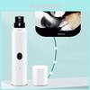 White Abs Electric Nail Clipper For Dogs With Led Light Ideal For Pet Grooming
