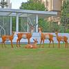 Outdoor Luminous Sika Deer Sculptures
