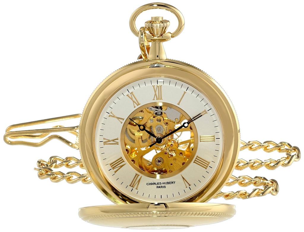Pocket Watch Charles Hubert [Charles-Hubert, Paris] 3953-G Men's