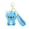 Creative Stitch Cartoon Silicone Keychain: Children's Earphone Storage Wallet & Pendant