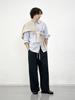 Deonseuteupomaen Leather Logo Wide Sweat Pants_Unisex_Udpa6A102_French Navy