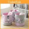 Children Fabric Storage Bin With Cartoon Design For Toy And Clothing Organization