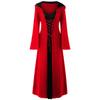 Renaissance Ladies Medieval Fancy Dress Gothic Halloween Witch Costume Cosplay