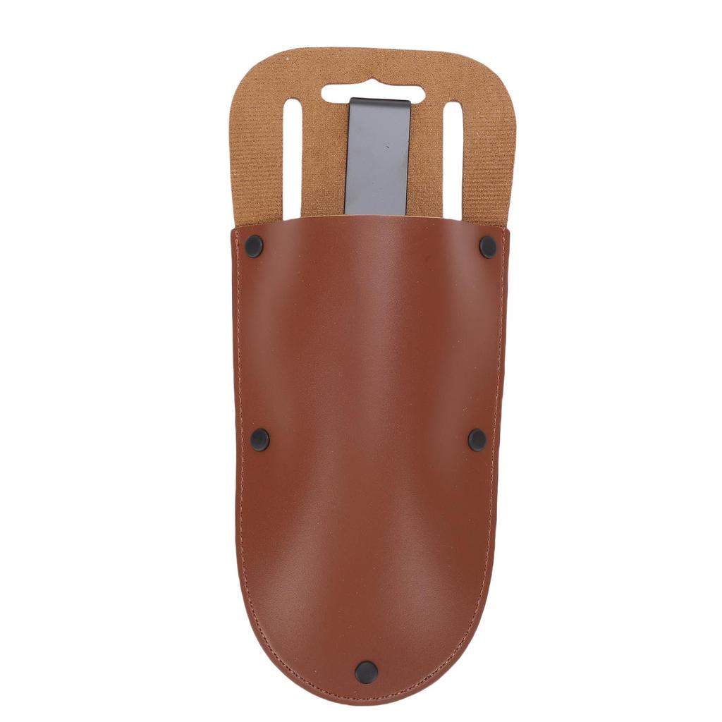 Garden Pruner Sheath PU Leather Pruning Shears Belt Holder Hanging Pouch for Garden Pliers Scissors