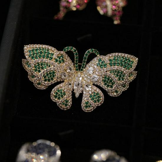 Bo Xin Yun Luxury Zirconia Butterfly Brooch: Fashionable  Exquisite