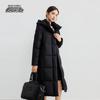 Xuezhongfei Women's Mid-length Hooded Winter Duck Down Jacket
