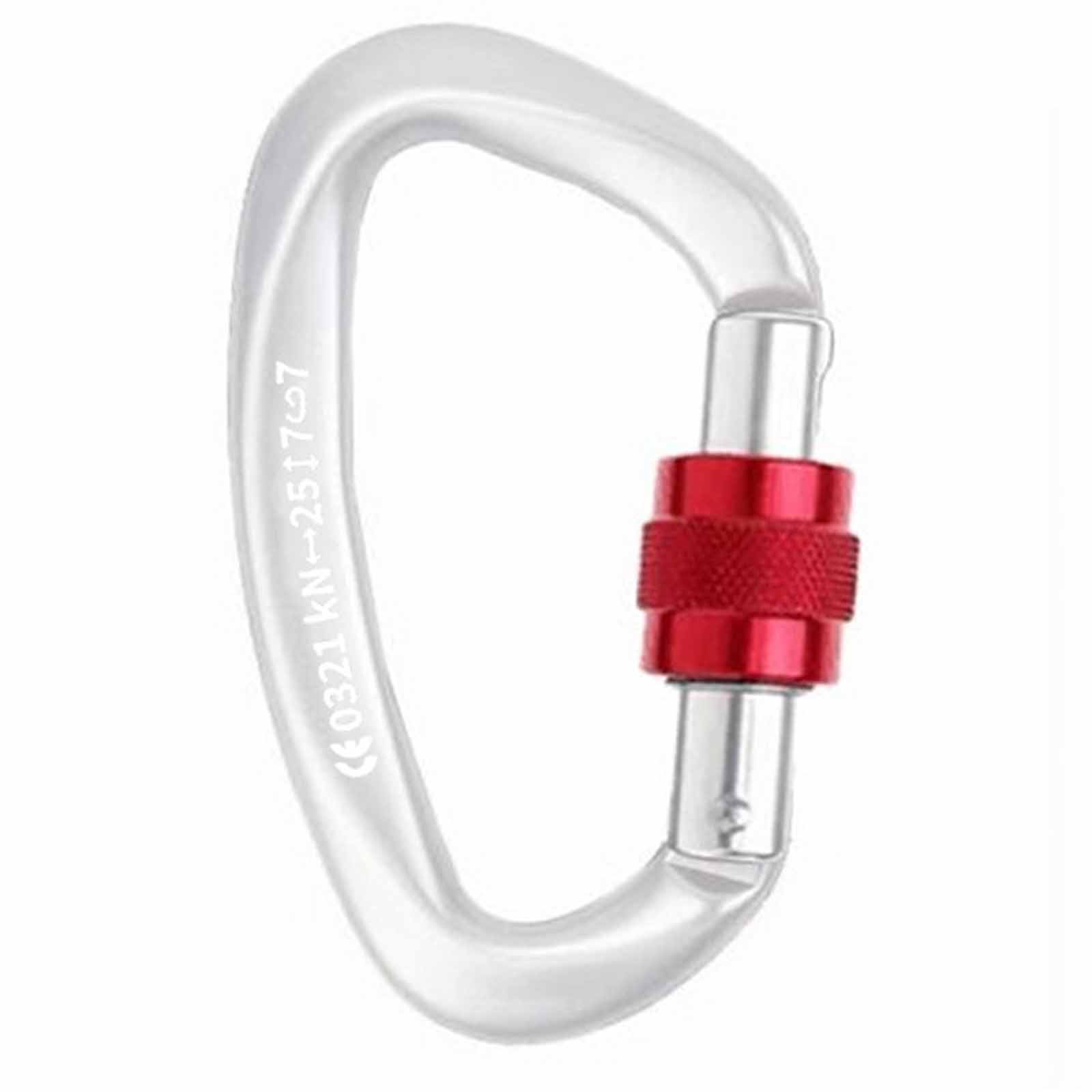 

Climbing Main Lock – Aluminum Alloy Carabiner Buckle for Climbing, Mountaineering & Outdoor Safety Gear One Size