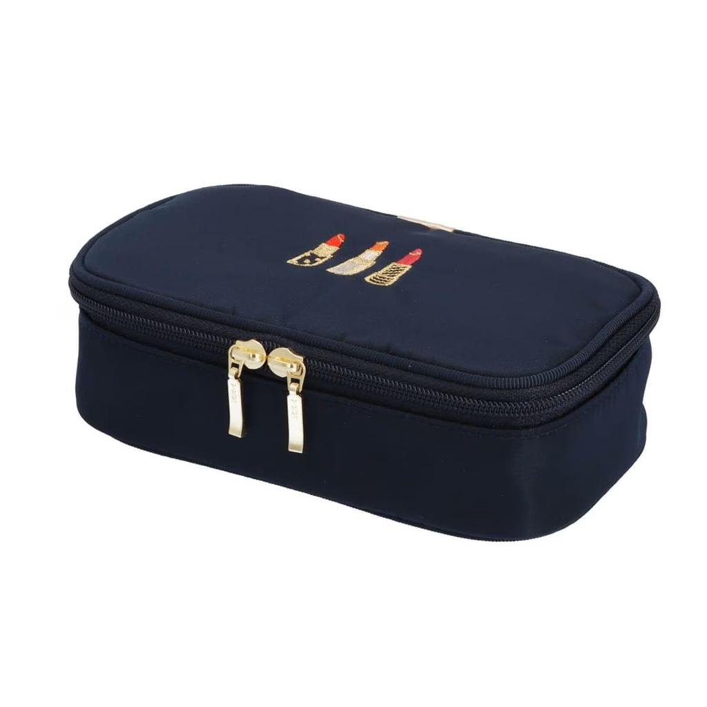 Functional Handy Makeup Dresser Mini Cosmetic Embroidery Pouch, Rouge, 5OP-ER601