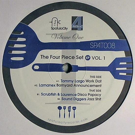

12inch Record VARIOUS - The Four Piece Set EP Vol. 1 SPAT008 SpatulaCity 2008 US Dance & Electronica Used
