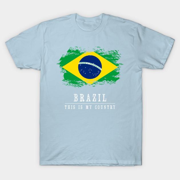 Brazil Man T Shirt Clothes Girls Ulzzang Casual Tshirt Harajuku Ulzzang Kawaii 90S T Shirt
