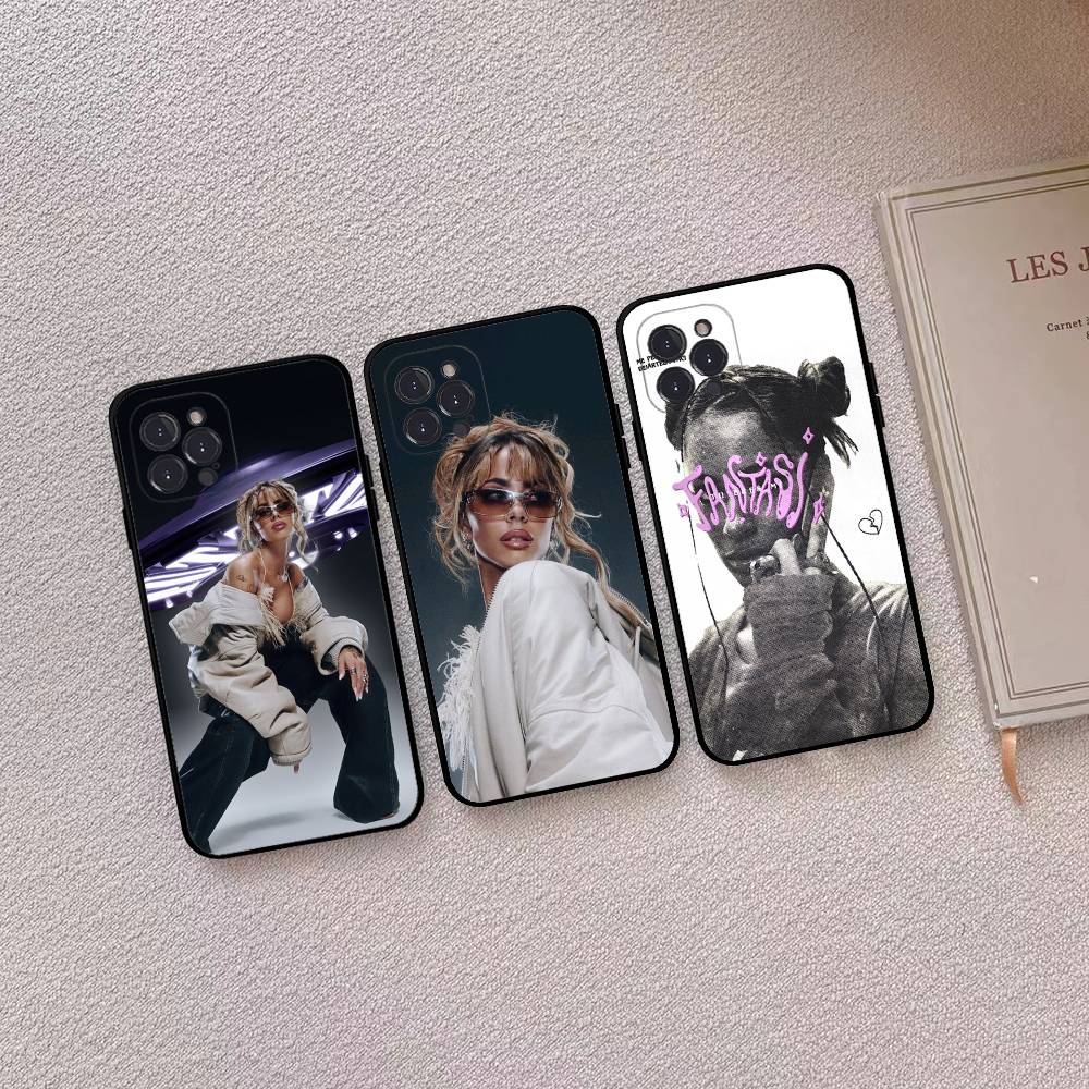 Singer T-TINI M-Martina Stoessel Phone Case For IPhone 17 Air 16 15 14 Plus 13 12 Mini 11 Pro Max Black Cover