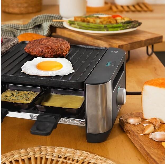 Раклетница Cecotec 12000 Cheese & Grill Inox Black