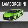 1/24 Lamborghini Revuelto Electroplate Alloy Car Diecasts & Toy Vehicles Metal Toy Car Model Sound and Light Collection Kids Toy