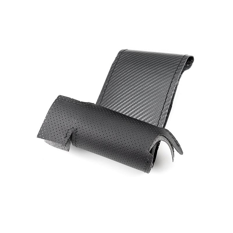 Carbon + Perforated Leather Car Steering Wheel Cover Trim For VW Golf 7 MK7 Passat B8 Polo Tiguan Touran Jetta Crafter Sharan