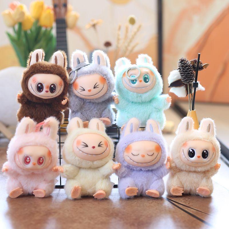 Plush Keychain Super Soft Pp Cotton With Rotating Head For Kids Gift