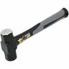 KONYO Daigoro Black Double-Ended Hammer with Fiberglass Handle, 12315, 2 Lbs (0.9 Kg)