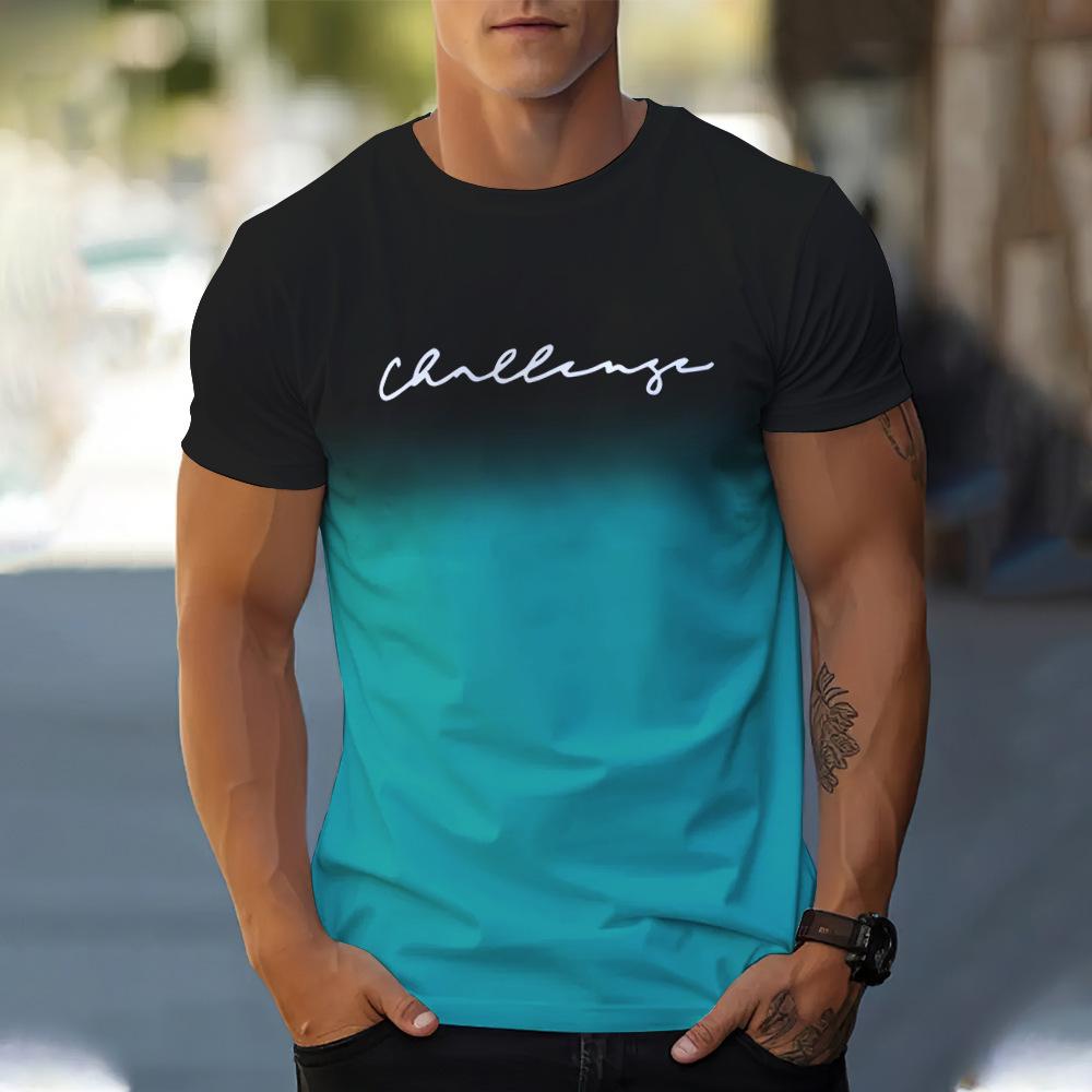 Summer Fashion Short Sleeve T-Shirt 3D Print Tee