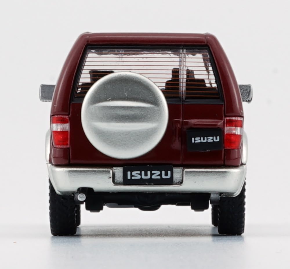 BM CREATIONS Scale Isuzu Bighorn Dark Red RHD Finished Product 1/64 1998-2002