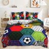 Quilt Cover Three-Piece Kit Football Sports Digital Printing Bedding