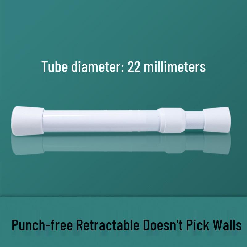 

Регулируемый телескопический стержень без сверления для штор, душа и сушки полотенец 80-150cm