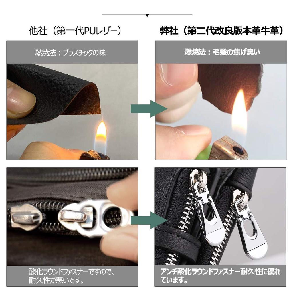 Gofelt Leather Wallet for Men and Genuine Coin 2 Holds 18 Large Round Made In Business Gift Women, Bifold, Leather, Purse, Pockets, Cards, Capacity,