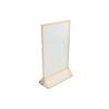 With Base Acrylic Golden Sign Holder DIY Table Cards Picture Frame  Dinner Party
