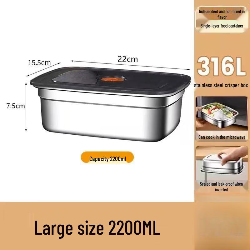 

cmaos 316 Stainless Steel Food Storage Container Set
