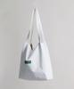 Green Stuff Effortlessly Boxy Shopper Bag 53 Cotton Stripe - White