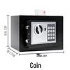 Secure All-Steel Electronic Password Safe for Home and Hotel