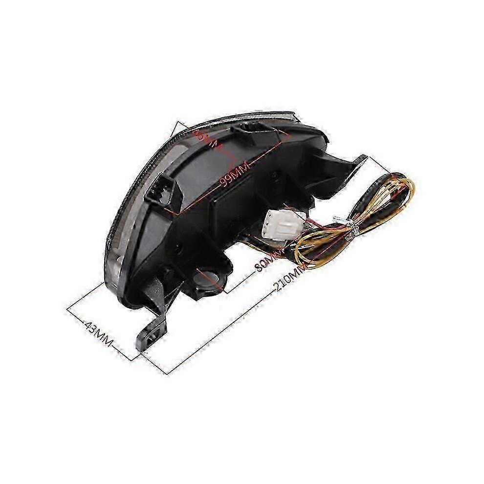 For Kawasaki Ninja 650R ER6N ER-6N ER6F 2009 2010 2011 LED Taillights Rear Tail Brake Turn Signal La Hwy