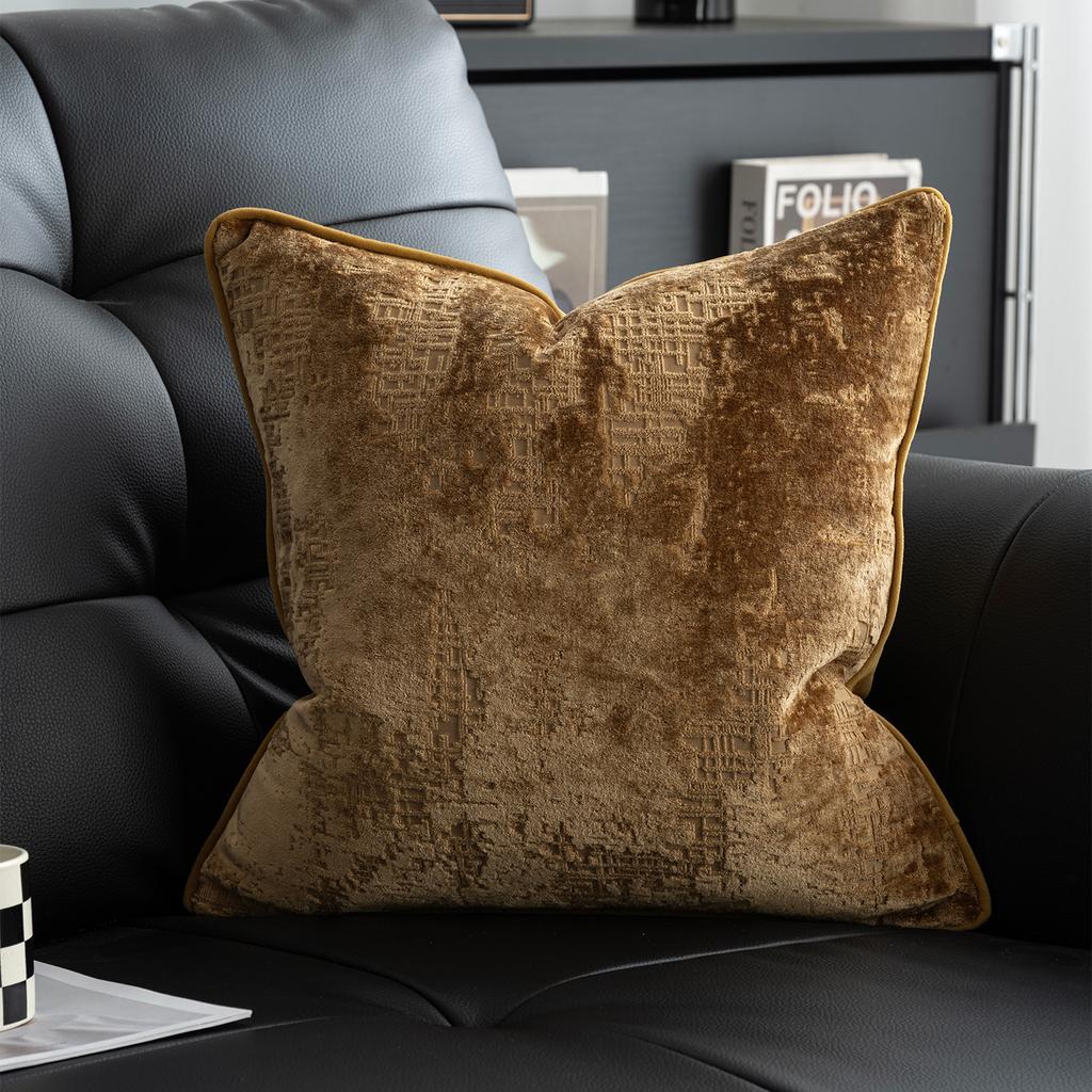 30X50/45X45/50X50CM Velvet Cutting Throw Pillow Cover Simple Stamping Waist Cushion Cover Decor Home Decorative Pillowcase