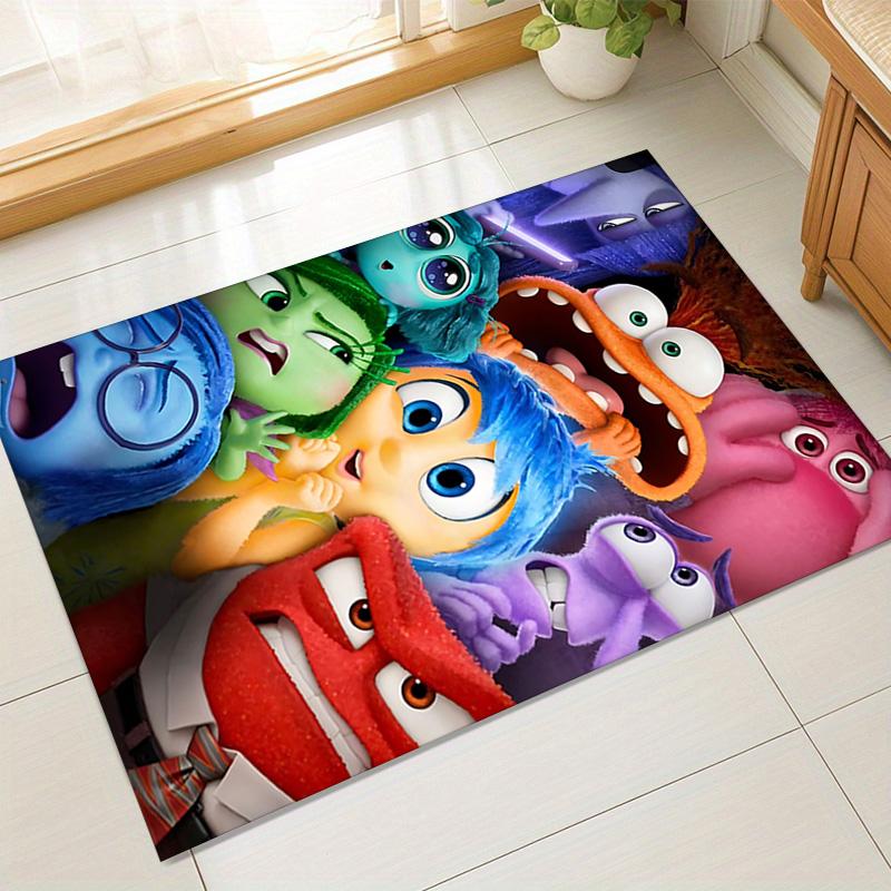 Inside Out Emotions Adventure Carpet For Playroom Bedroom Living Room Sofa Home Decorkids Game Area Rug Nonslip Floor Mat