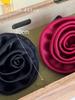 Rose Hairband Retro Large Intestine Ring Red Flower Hairband  New Explosive Headband
