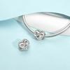 S925 Silver Zodiac Birthstone Fashion Heart Month DIY Beaded Jewelry Making Kit Accessories Set