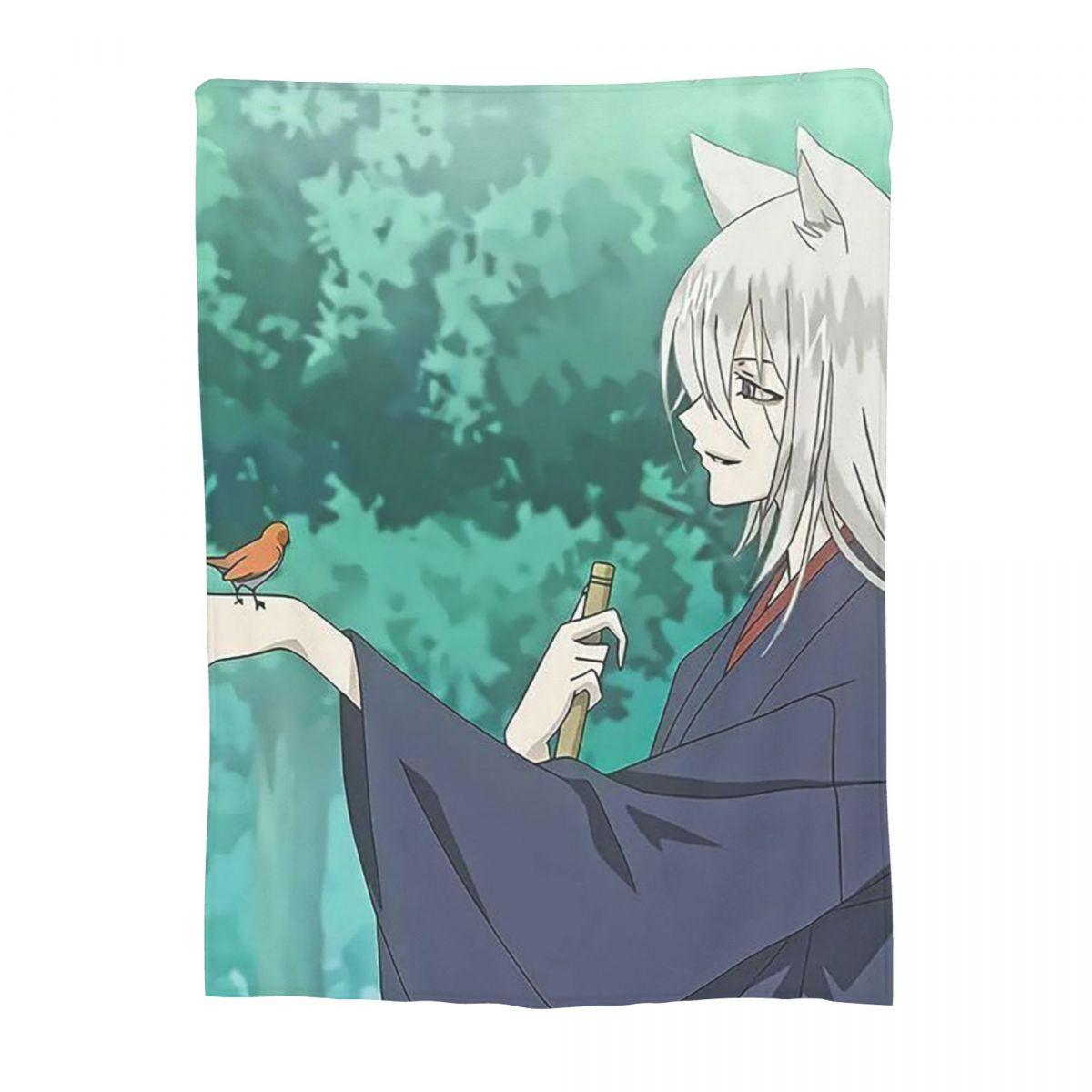 Kamisama Love Tomoe Blankets Fleece Sofa Throw Blanket Portable Throw Blankets for Home Bedroom Outdoor Throws Bedspread Quilt 75cmx90cm