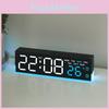 Digital Led Alarm Clock With Date Temperature Calendar Night Light For Bedroom Decor