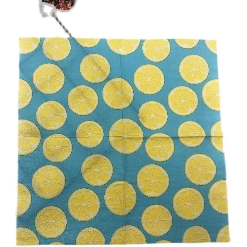 20pcs/Pac 33*33cm 2-Ply Disposable Party Napkin Fruits Pattern