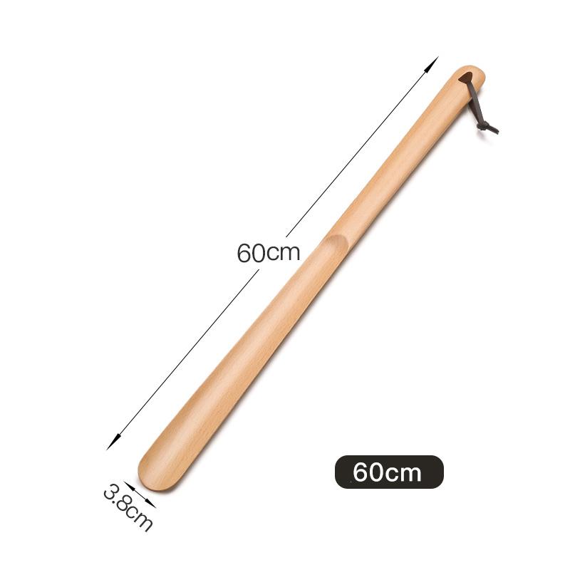 Black Walnut wooden Professional Shoe Horn Flexible Long Handle Shoehorn Useful Shoe Lifter Professional Shoe Spoon Home Tools