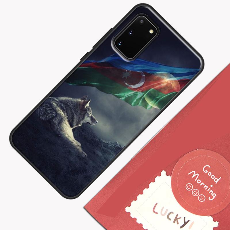 Azerbaijan Buta Flag Phone Case For Samsung Galaxy S26 S25 S24 S20 S21 S22 S23 Ultra S10 Plus S25 FE Cover Shell