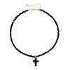 Versatile Triangular Crystal Crosses Pendant Necklace Perfect For Daily Activities Special Occasions And Gift Giving