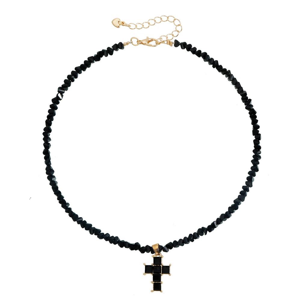Versatile Triangular Crystal Crosses Pendant Necklace Perfect For Daily Activities Special Occasions And Gift Giving