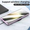 Magnetische Klapphülle für OPPO Reno 11F/ 12F/ 8T 5G/ 12 Pro | 2-seitiges Glas + Metallstoßfänger + Vollständige Objektivschutzabdeckung