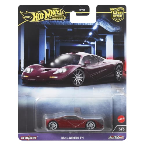 Hot Wheels Car Culture Exotic Envy McLaren F1 [Diecast Car] [Ages 3 and Up] HKC77