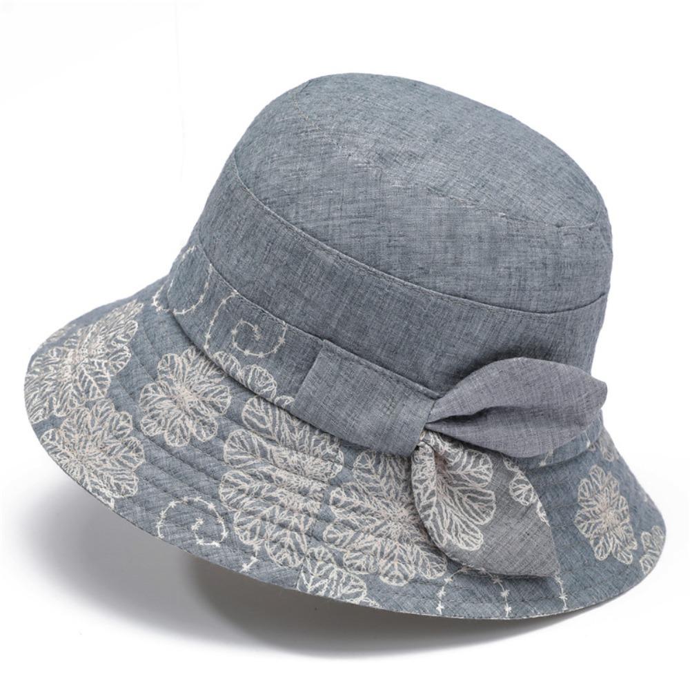 

Wide Eave Collapsible Cap Sun Protection Panama Jean Hat Casual Bucket Hat