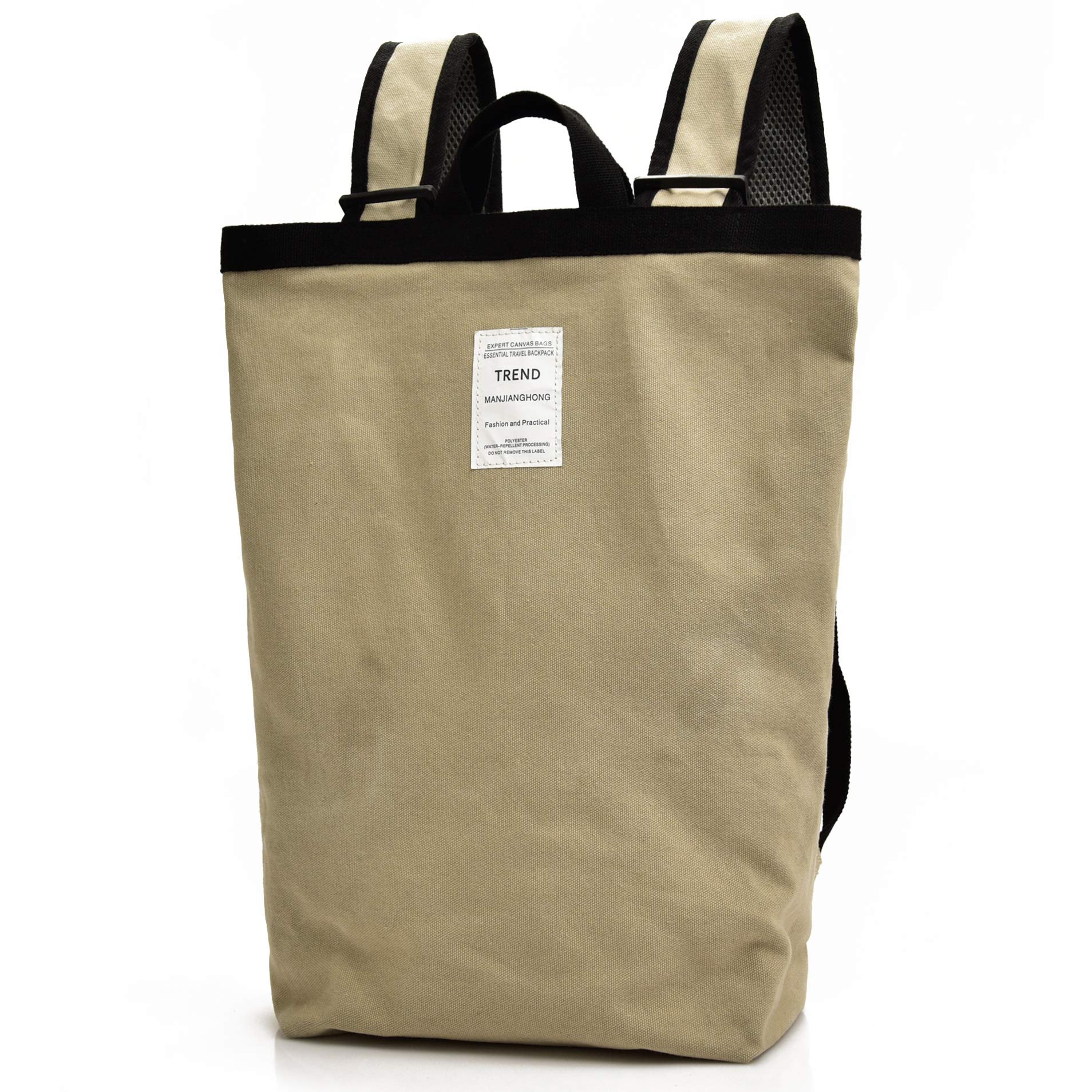 

RAKEE Canvas Tote Bag for Men and Women, Popular Casual Backpack for Outdoor Activities, Available in 3 Colors
