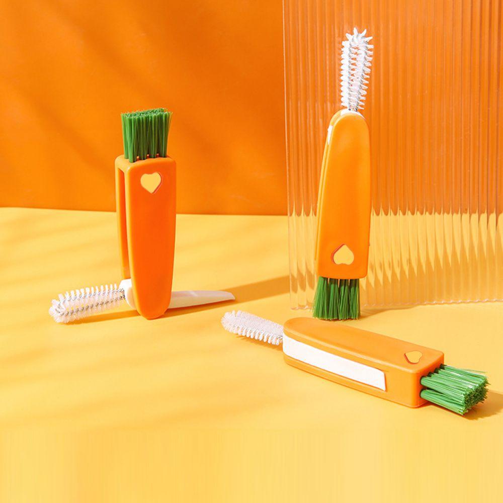 New Lunch Box Cleaning Tool Groove Gap Lid Cleaning Brush Rubber Ring Cup Cover Milk Bottle Cleaner