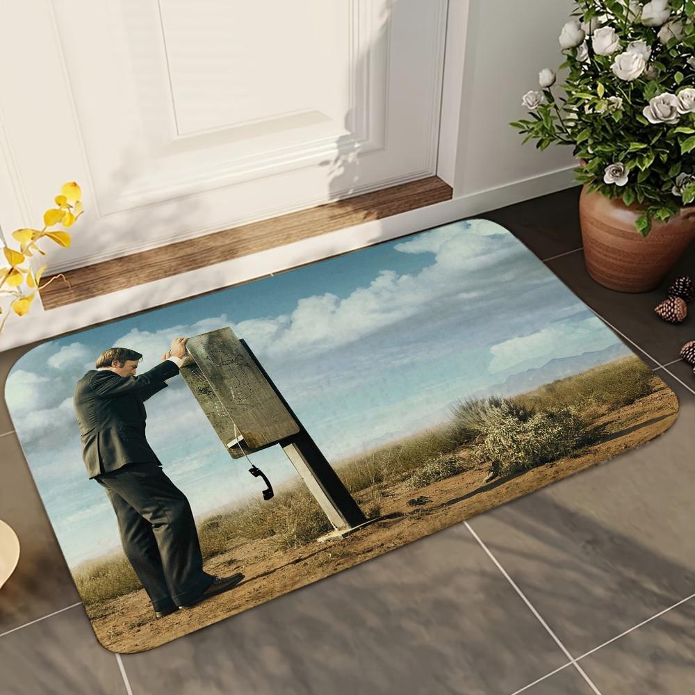 1pc Better Call Saul Bathroom Absorbent Mats Anti-Slip Mats Home Decor Supplies Carpets Home Kitchen Floor Mats