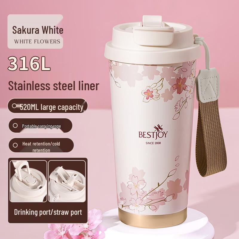 Fuguang Shixi 316L Stainless Steel Insulated Coffee Mug