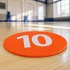 11PCS TPE Training Discs Round Flat Marker Set Portable Spot Markers  Soccer Training